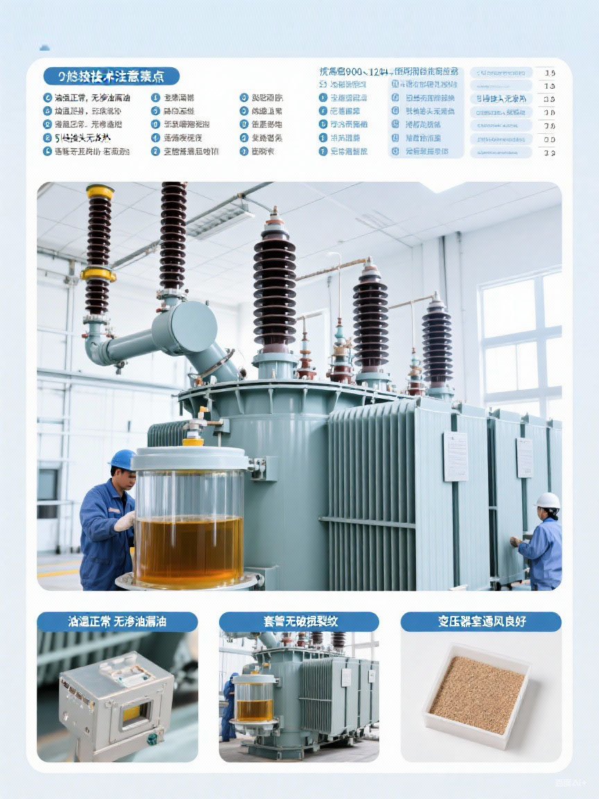 青島變壓器巡檢時的注意要點